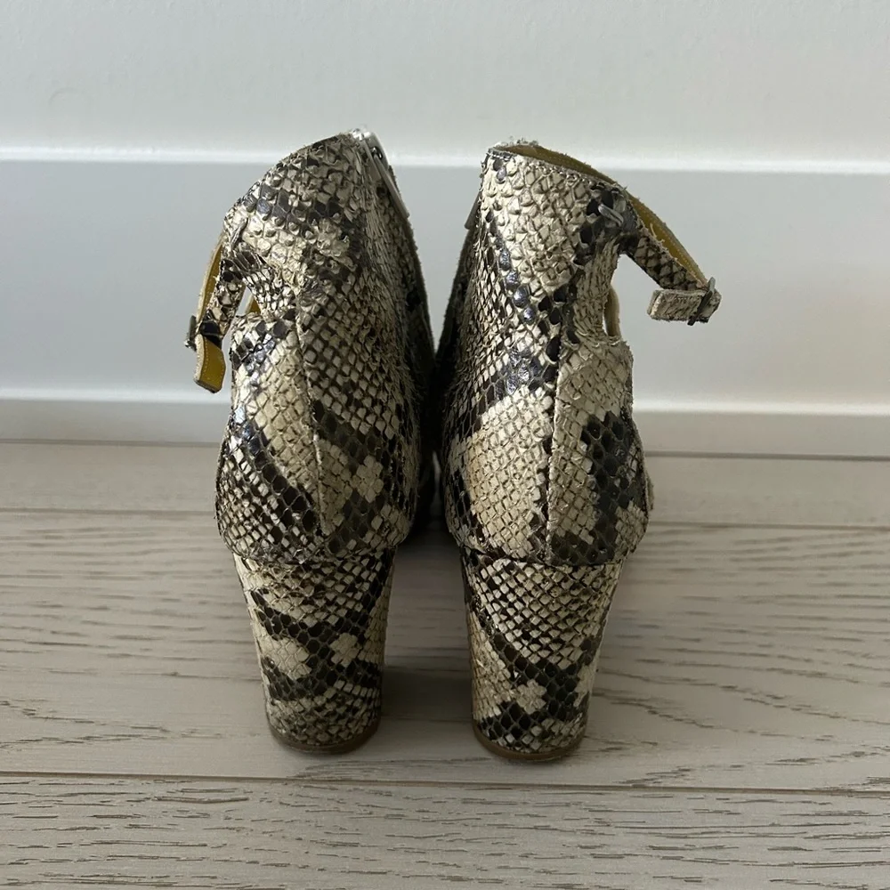 Maison Martin Margiela Printed Watersnake Leather Sandal IT39 - Picture 2 of 5